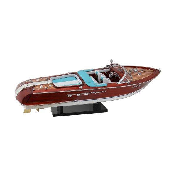 Edelholzschiffsmodell Speedboat 50cm